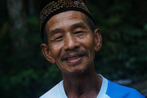 Slamet, senior community leader